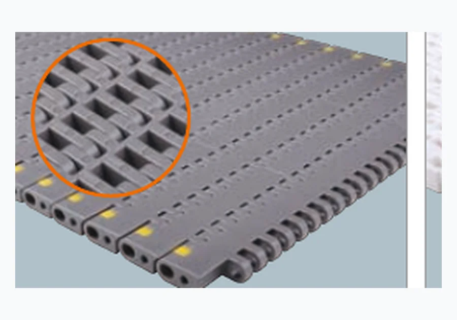 19.05 mm Pitch Flat Surface Plastic Modular Belt