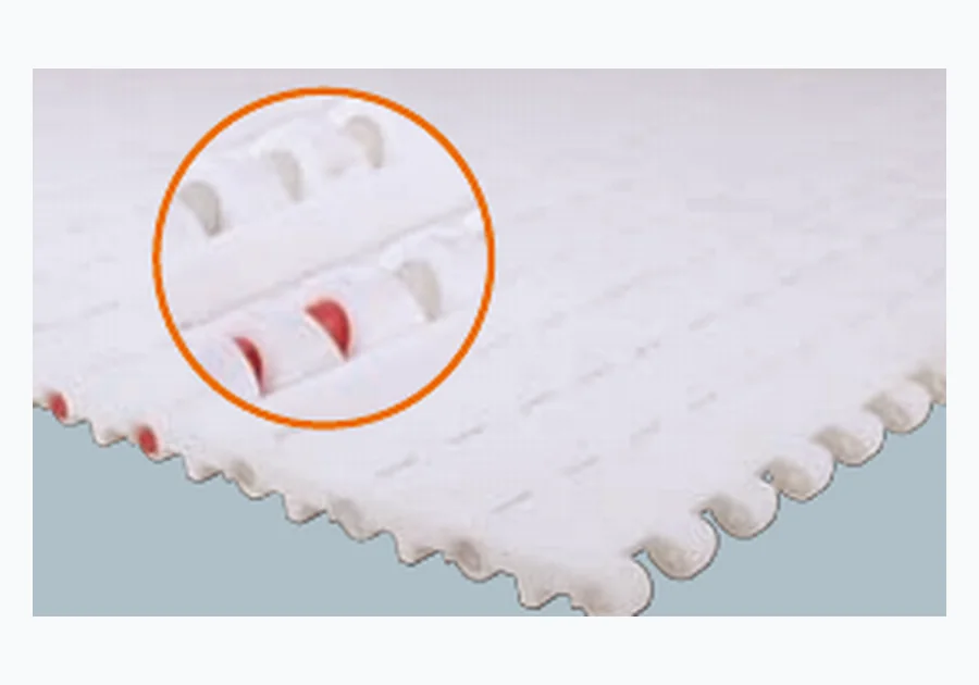 25 mm Pitch Flat Surface Plastic Modular Belt