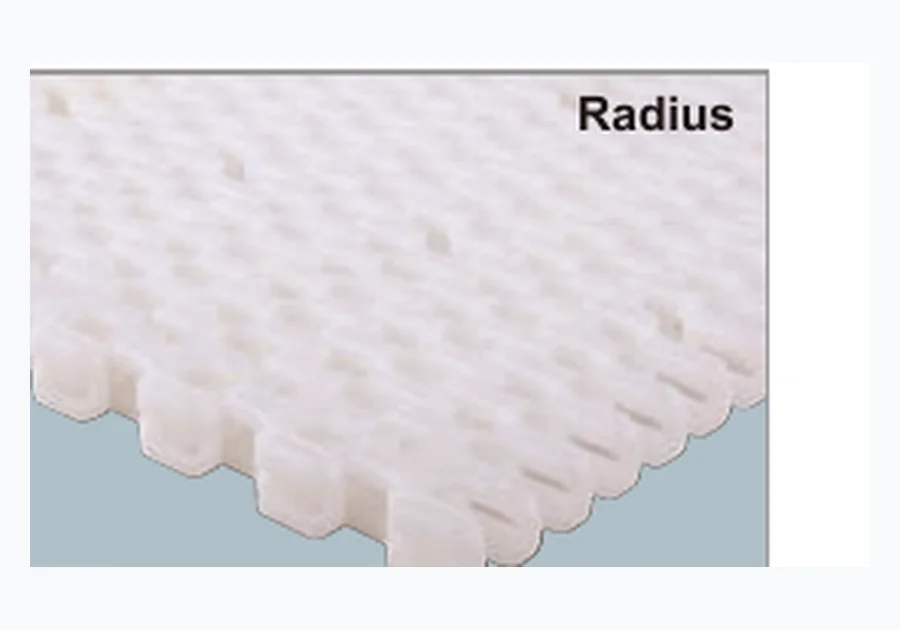 25.4 mm Pitch Radius Plastic Modular Belt