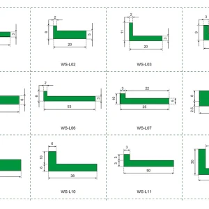 Profiled wear strip reference